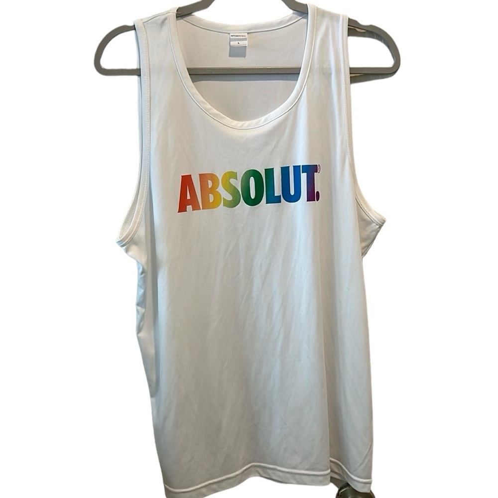 Absolut Vodka Pride White Tank Top